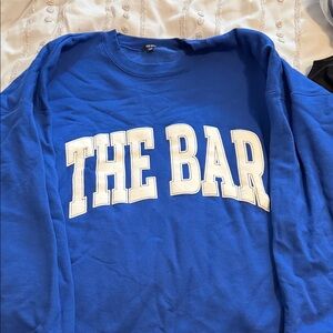 The Bar Royal Blue Sweatshirt